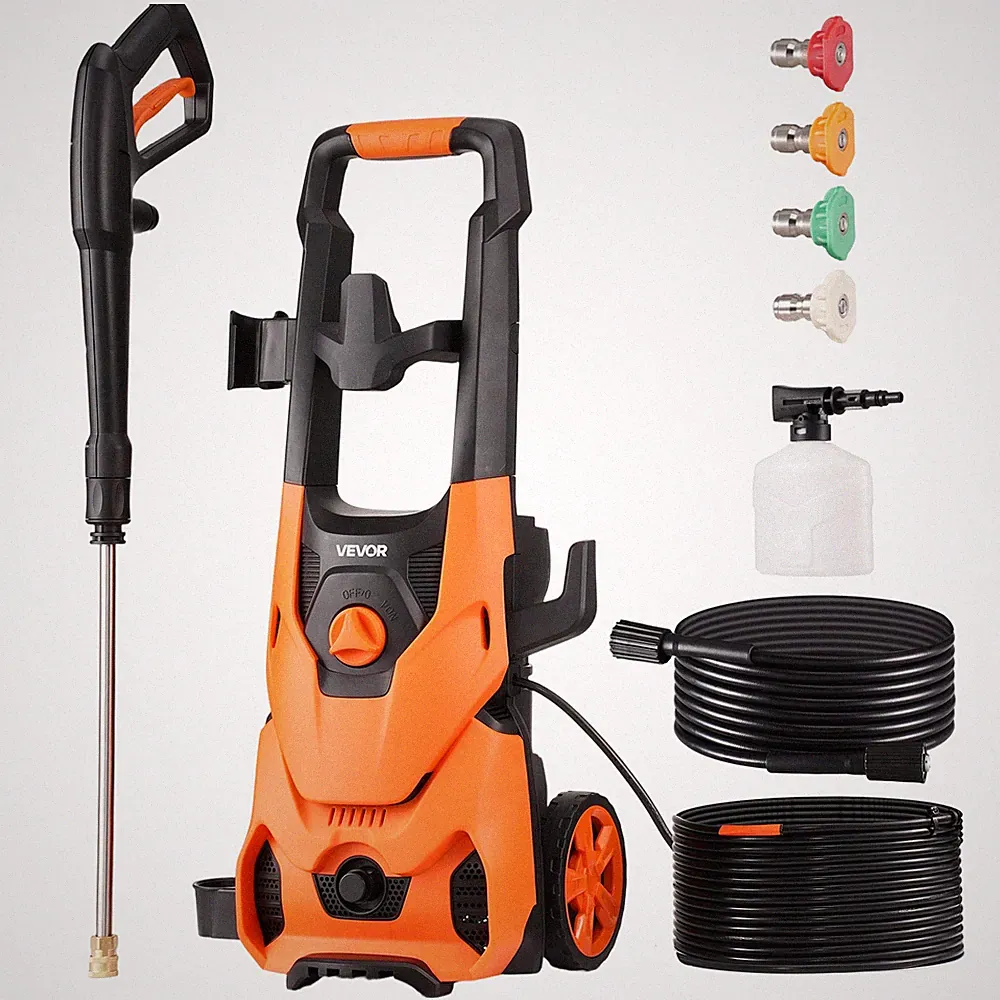 Uimoso Electric Pressure Washer Max 4200 PSI 2.8 GPM with Nozzles & Foam Cannon