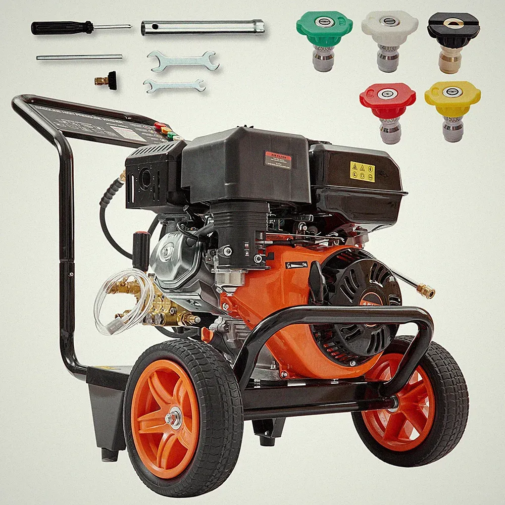 Uimoso Gas-Powered Pressure Washer 4400 PSI 4.0 GPM 390cc with 5 Nozzles