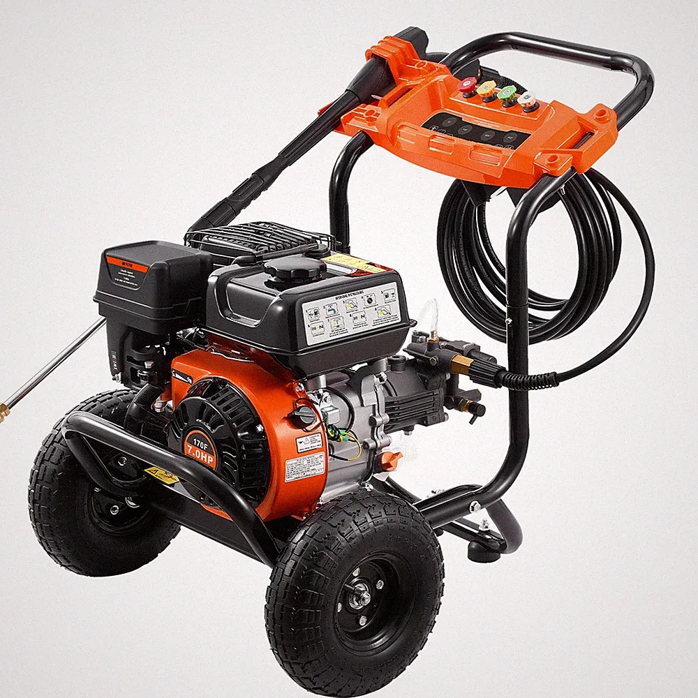 Uimoso Gas Pressure Washer 3500 PSI 2.6 GPM with 5 Nozzle Set for Cars Fences