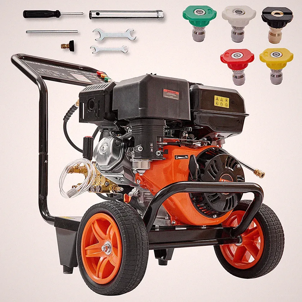 Uimoso Gas Pressure Washer Gas Powered Washer 4400 PSI 4.0 GPM 390cc 5 Nozzles
