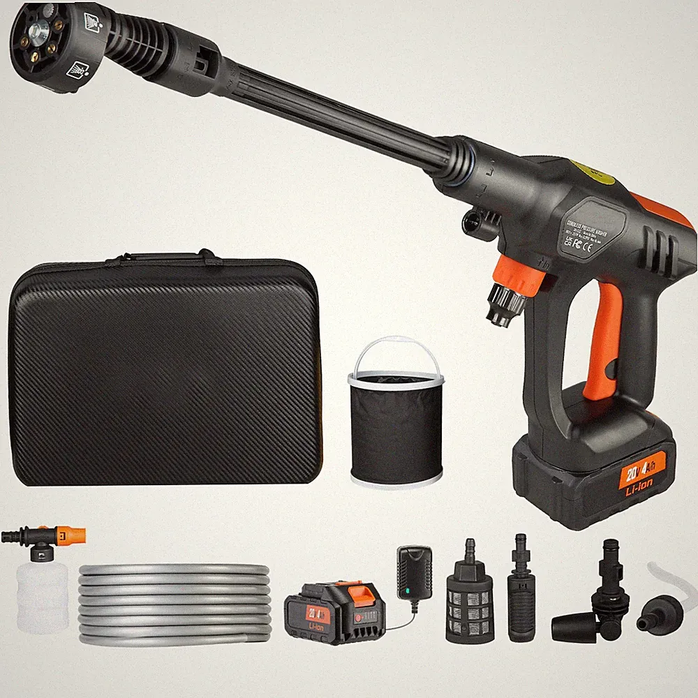 Uimoso High Pressure Cordless Spray Washer Gun Portable Car Cleaner 652 PSI