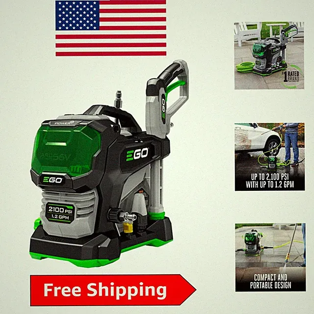 Ultimate 2100 PSI Compact Pressure Washer with 25ft Hose - Ideal for Home Use