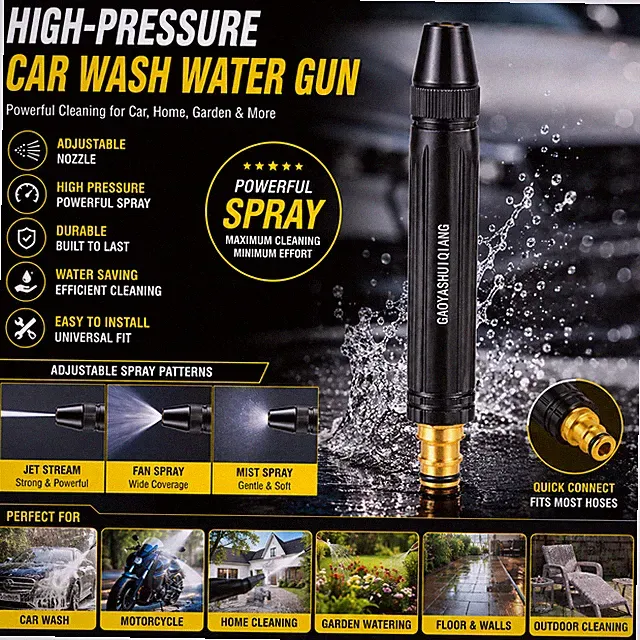 Ultimate Guide to the High-Pressure Car Wash Water Gun: Power, Precision