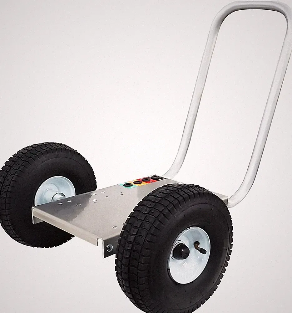 Ultimate Pressure Washer Cart with Wheels & Handle - Silver (10x15)