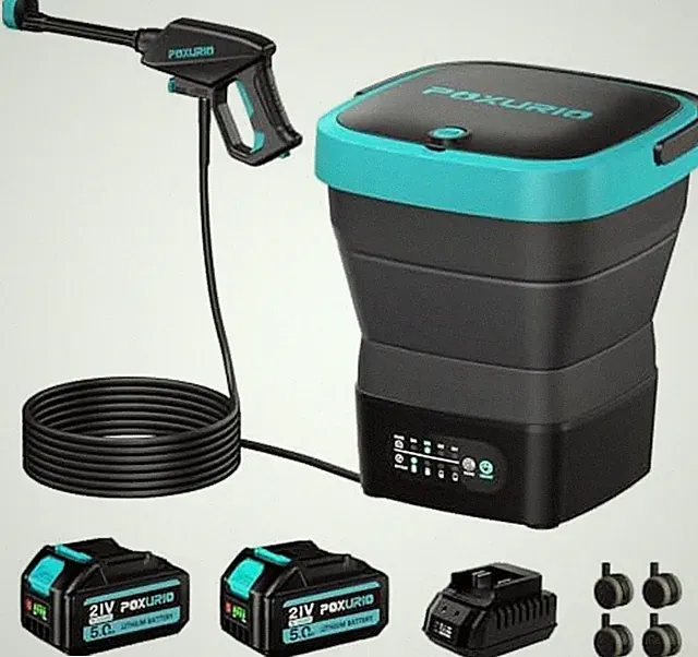 Ultra Cordless Pressure Washer 750PSI, 6-in-1 Nozzle, 10FT Hose 4.5 Gal