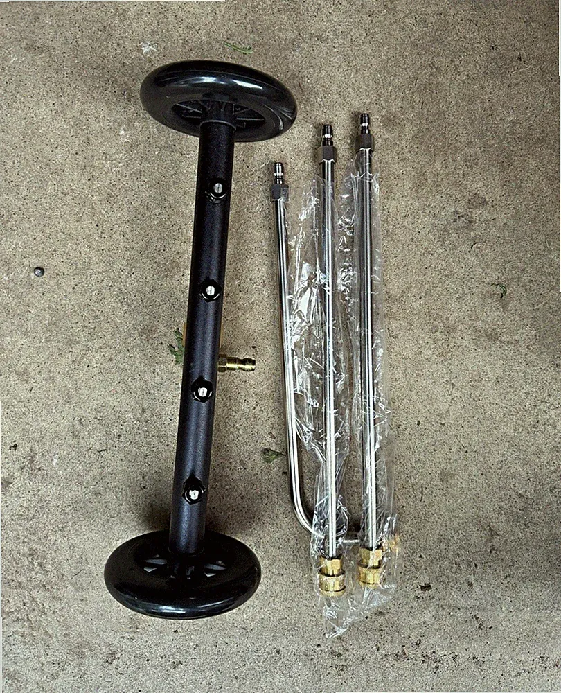Under car pressure washer attachment. New
