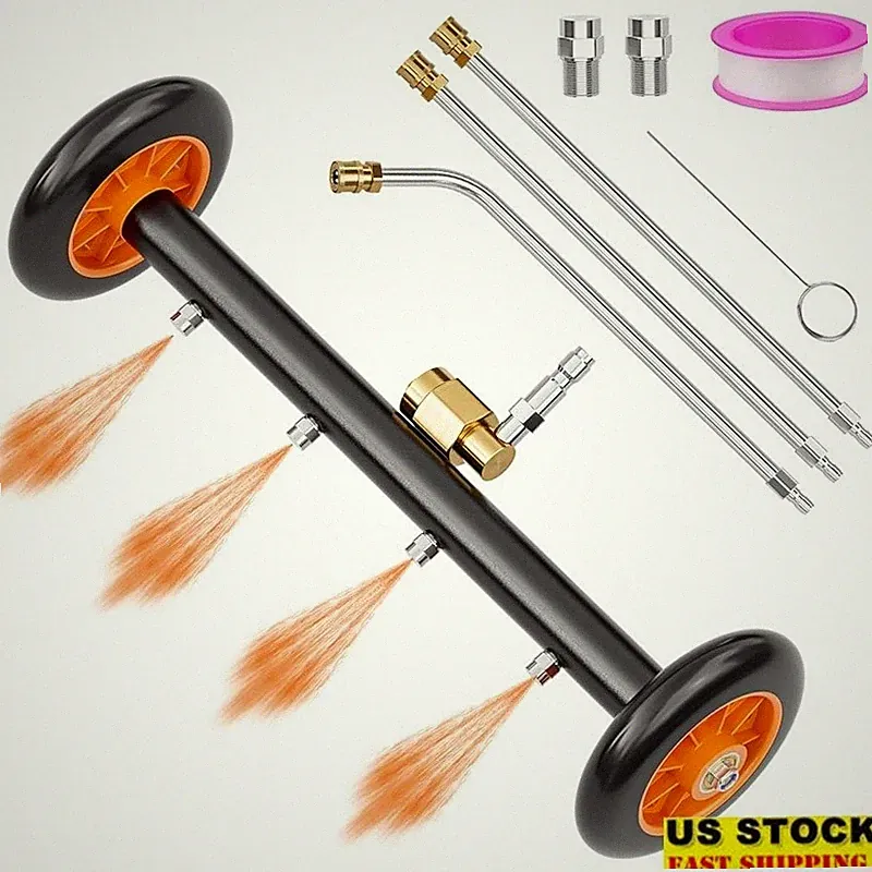 Undercarriage Cleaner Hot Cold Water Broom Pressure Washer 1300-4000 PSI New