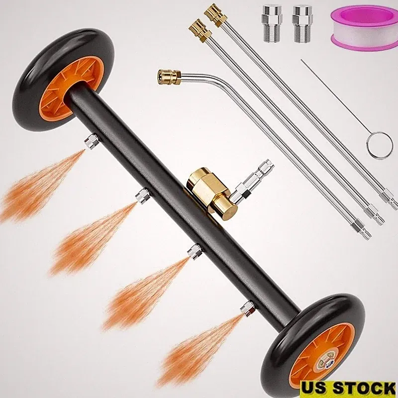 Undercarriage Cleaner Hot Cold Water Broom Pressure Washer 1300-4000 PSI New