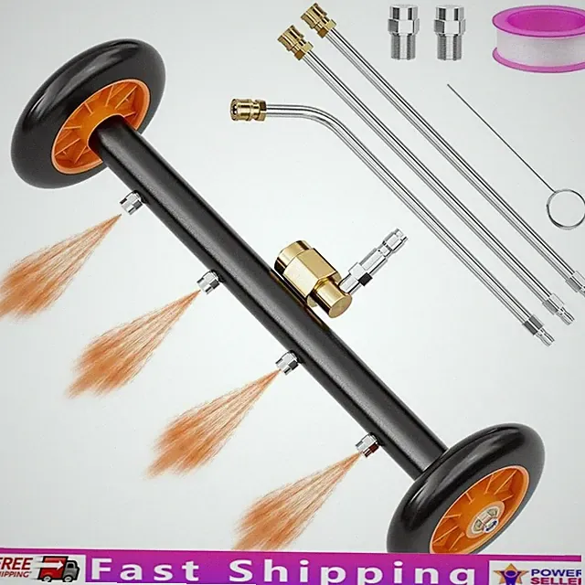 Undercarriage Cleaner Pressure Washer Hot Cold Water Broom 1300-4000 PSI New