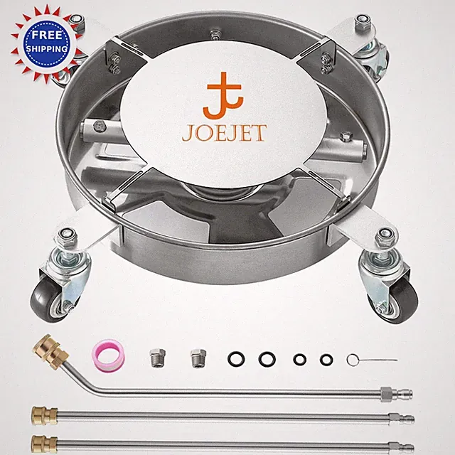 Undercarriage Pressure Washer Attachment 14 Inch JOEJET Cleaner Wheels Power