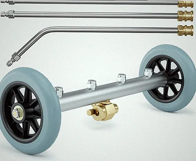 Undercarriage Pressure Washer Attachment & Water Broom | 1500-400