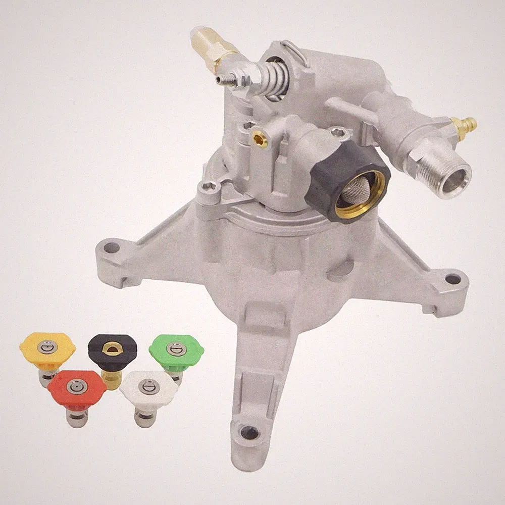 Universal 3100 PSI Pressure Washer Water Pump 7/8" Shaft with Nozzle Set