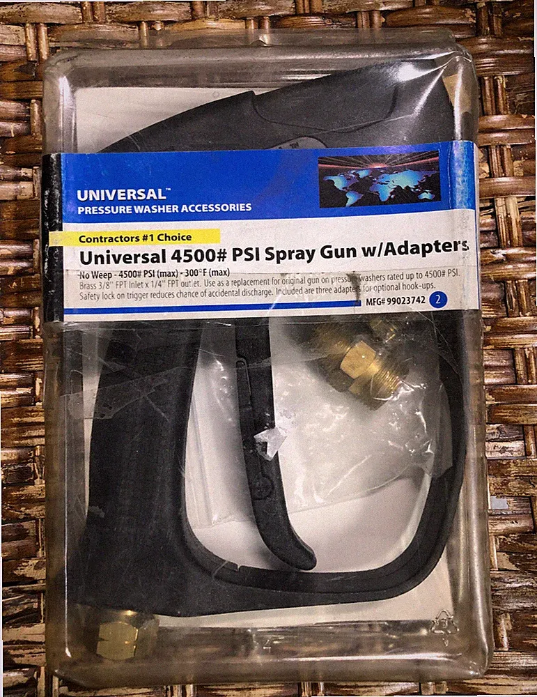 UNIVERSAL 4500 PSI SPRAY GUN for Commercial Pressure Washer (Made in Italy)