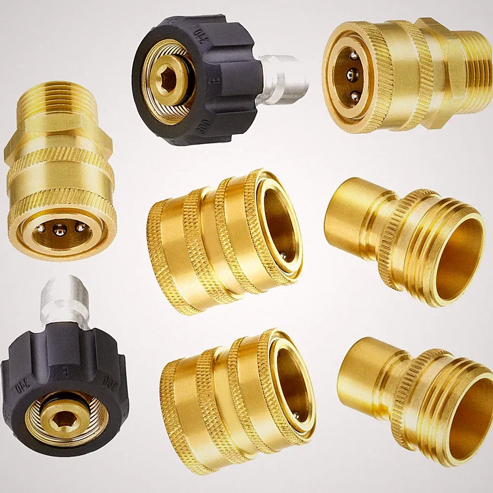 Universal Pressure Washer Coupler Set - 8 Pieces