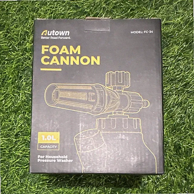 Unused Brand New Autown Foam Cannon 1.0L Black Pressure Washer, Model/MPN FC-34