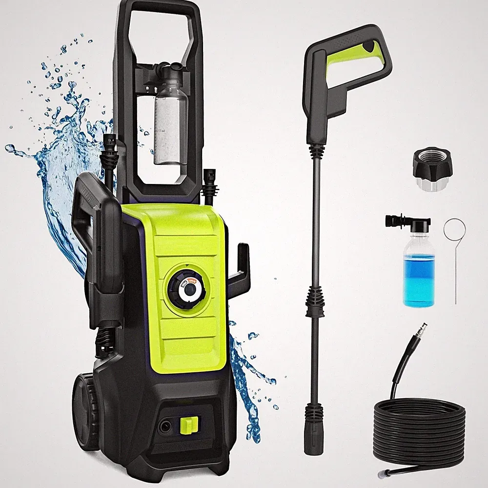 Up to 5000 PSI Electric Pressure Washer up to 2.5 GPM with Adjustable Nozzles