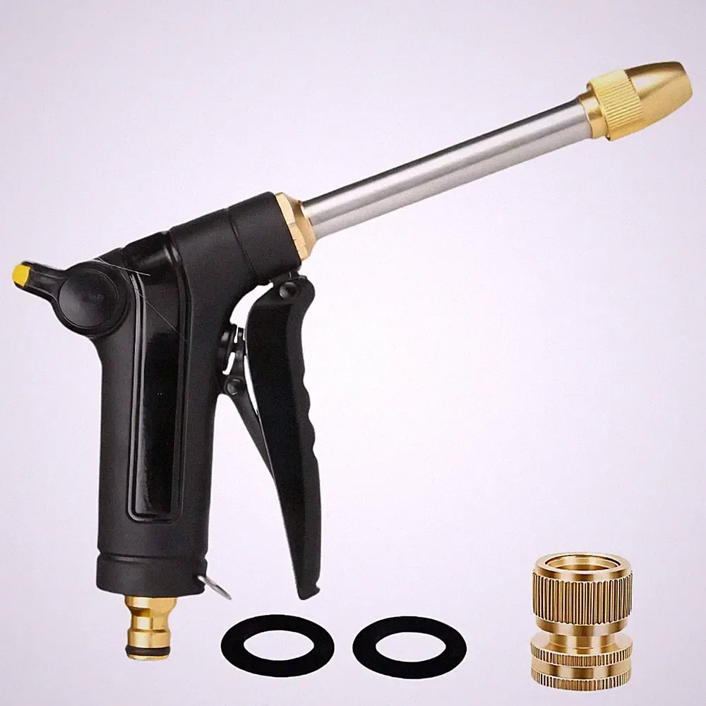 Upgrade Garden Hose Nozzle Sprayer, Heavy Duty Adjustable High Pressure Water...