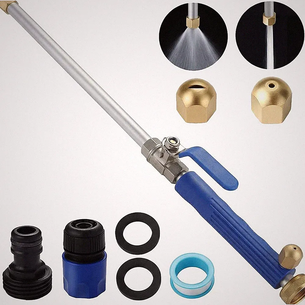 Upgraded Hydro Jet Nozzle Power Washer for Garden Hose High Pressure Attachme...