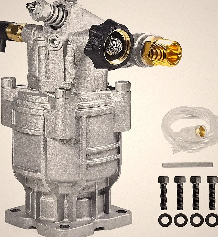 Upgraded Integrated Pressure Washer Pump, 3/4" Shaft Horizontal Power Washer Pum