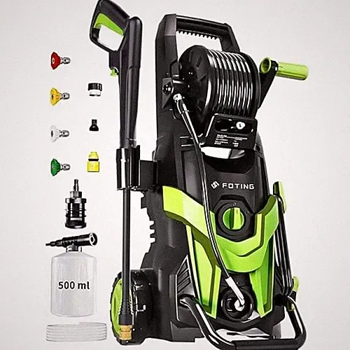 UPGRADED PRESSURE POWER WASHER 4500PSI WITH 4 QUICK CONNECT NOZZLES, FOTING