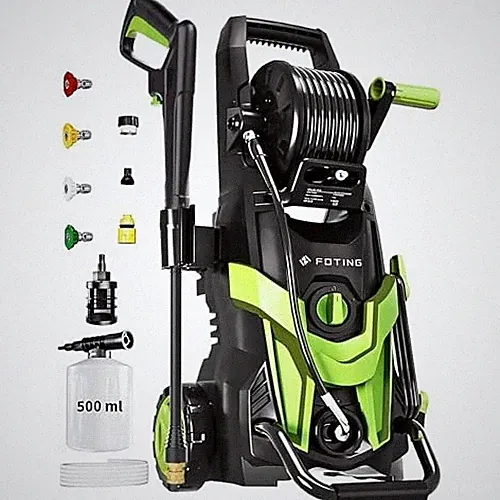 UPGRADED PRESSURE POWER WASHER 4500PSI WITH 4 QUICK CONNECT NOZZLES, FOTING