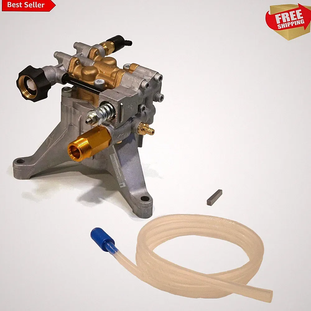 Upgraded Troy-Bilt Pressure Washer Pump - 3100 PSI & 2.5 GPM for Fast Cleaning