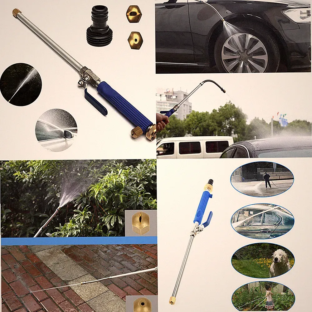 US High Pressure Power Washer Water Spray Gun Nozzle Wand Attachment Garden Hose