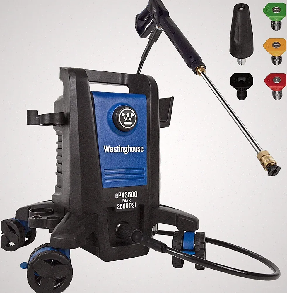 US Westinghouse ePX3500 Electric Pressure Washer, 2500 Max PSI 1.76 Max GPM with