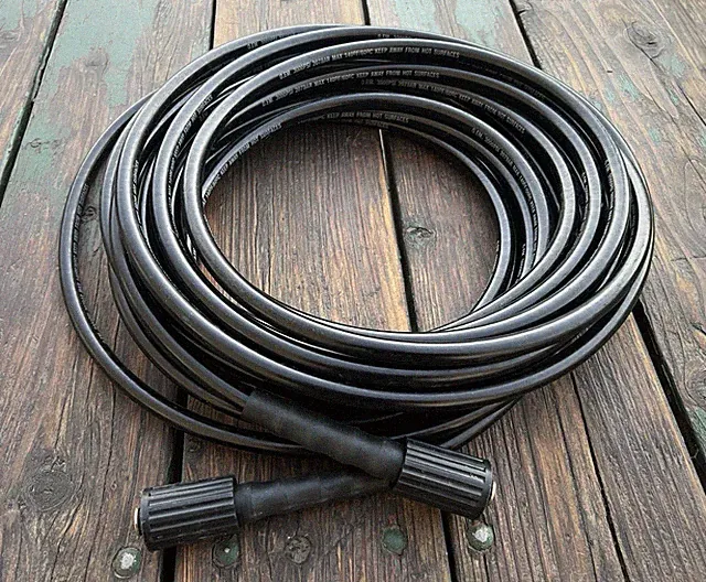 USED - 50ft PRESSURE WASHER HOSE Medium Duty 3000psi M22 - 14mm
