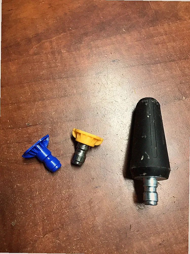 Used Genuine Part 3x Spray Nozzles Assy For Ryobi RY1419 1900PSI Pressure Washer
