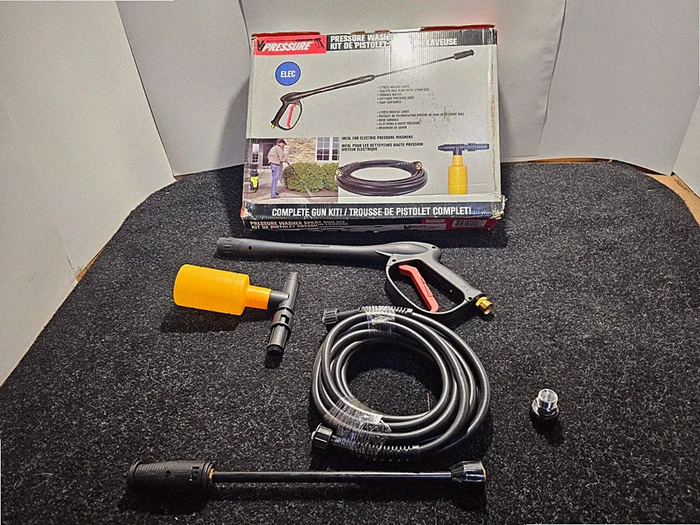 Valley Industries PK-340000 Universal Pressure Washer Electric Gun, 8 Gpm Black