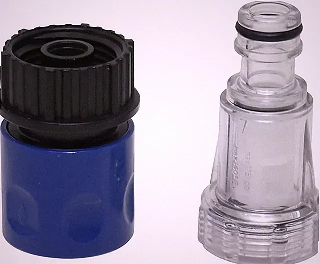 Valley Industries Quick Connect Pressure Washer Garden Hose Adapter - 3/4", Two