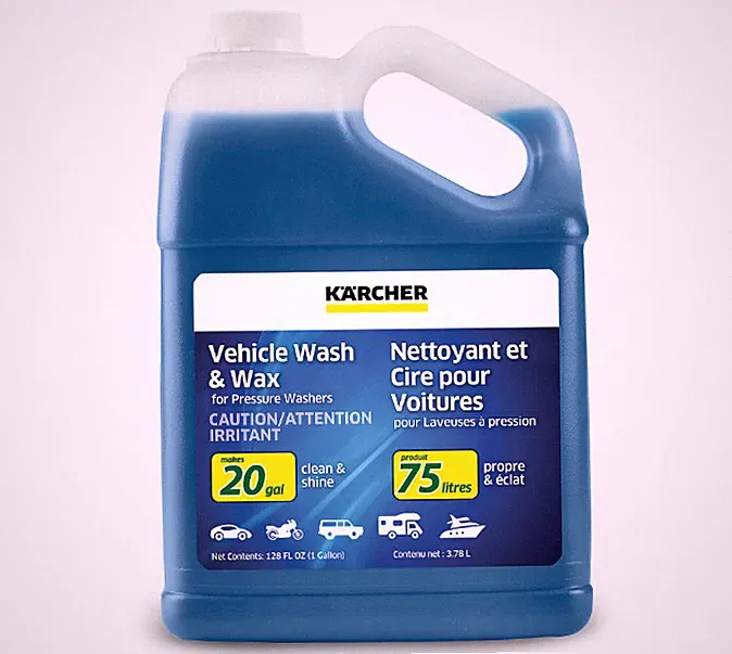Vehicle Wash Concentrate for Pressure Washer 1 Gallon Car Cleaning Soap