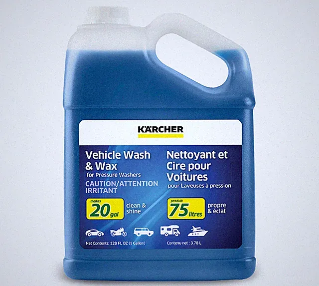 Vehicle Wash Concentrate for Pressure Washer 1 Gallon Car Truck Cleaner