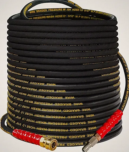 Versatile 100FT Kink Resistant Pressure Washer Hose - Quick Connect 4000 PSI