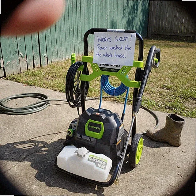 Versatile 2000 PSI Electric Pressure Washer with Steel Wand & Multiple Nozzles