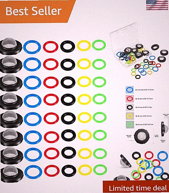 Versatile 48-Pcs O-Ring Kit with Stainless Steel Quality for Pressure Washers