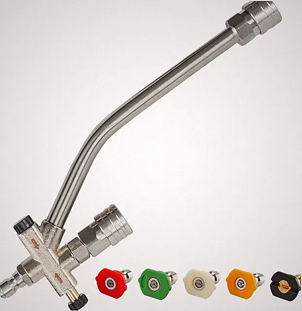 Versatile Pressure Washer Foam Cannon with Quick Connect and Dual Functionality