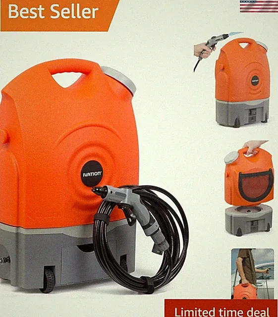 Versatile Spray Washer - Convenient 4.5 Gallon Tank & Ergonomic Trigger Design