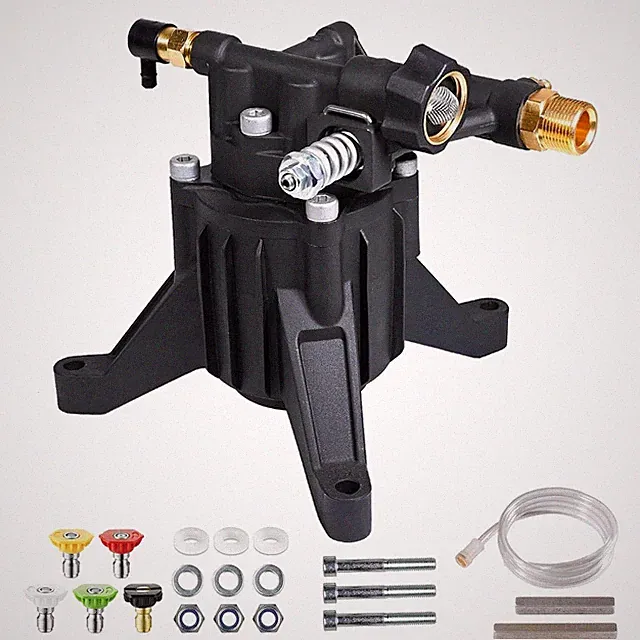 Vertical Pressure Washer Pump 3400 PSI 2.6 GPM 7/8 Inch Shaft Pressure Washer