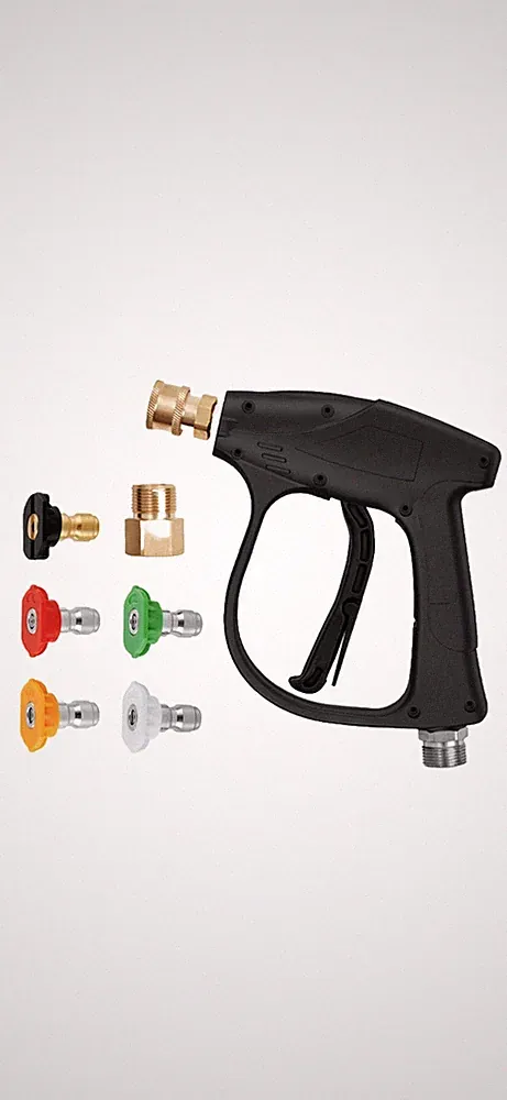 VEVOR 1/4'' High Pressure Washer Gun 4350PSI Power Wash Foam Spray w/ Nozzle