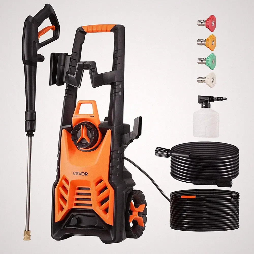 VEVOR Electric Pressure Washer 4500 PSI 1900W with Foam Cannon