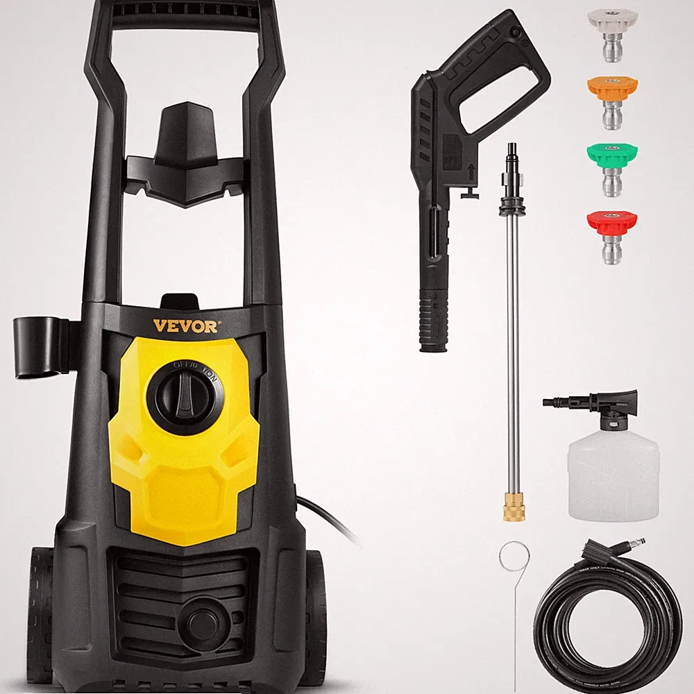 VEVOR Electric Pressure Washer High Pressure Washer 2000PSI 1.65GPM Patio Home