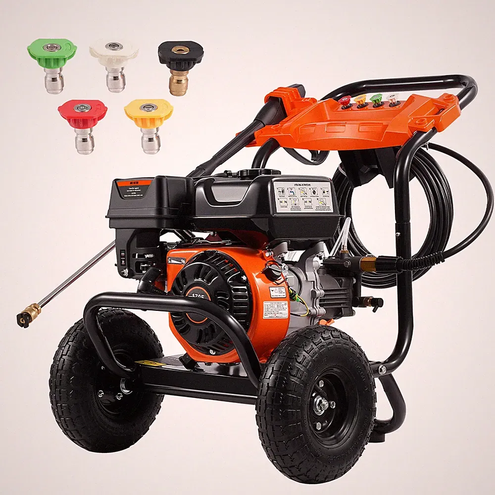 VEVOR Gas Pressure Washer 3500 PSI 2.6 GPM with 5 Nozzle Set for Cars Fences