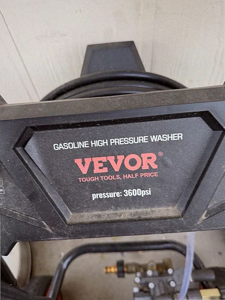 VEVOR Gasoline High Pressure Washer 3600 psi Wheel-Mounted