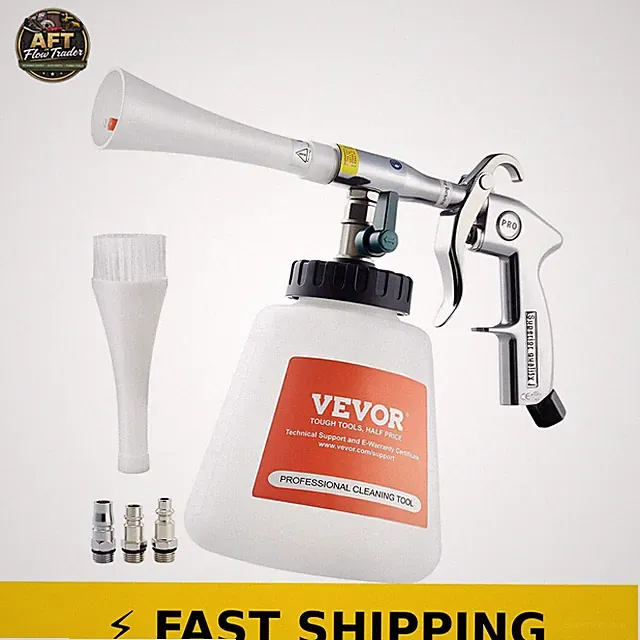 VEVOR High-Pressure Car Cleaning Gun with Nozzles & Liquid Bottle