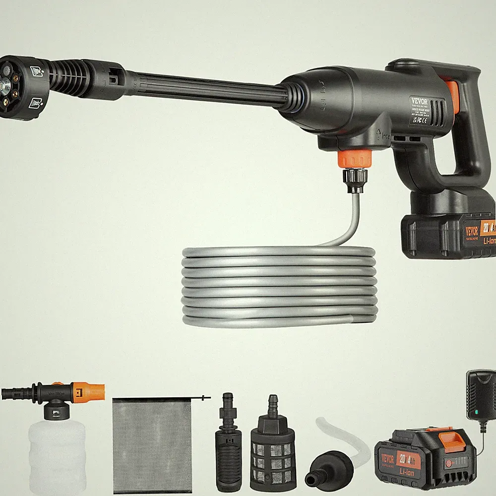 VEVOR High Pressure Cordless Washer Cleaner Portable Water Spray Car Gun 580 PSI