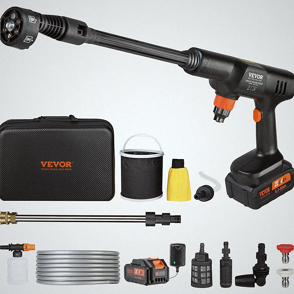 VEVOR High Pressure Cordless Washer Cleaner Portable Water Spray Car Gun 652 PSI