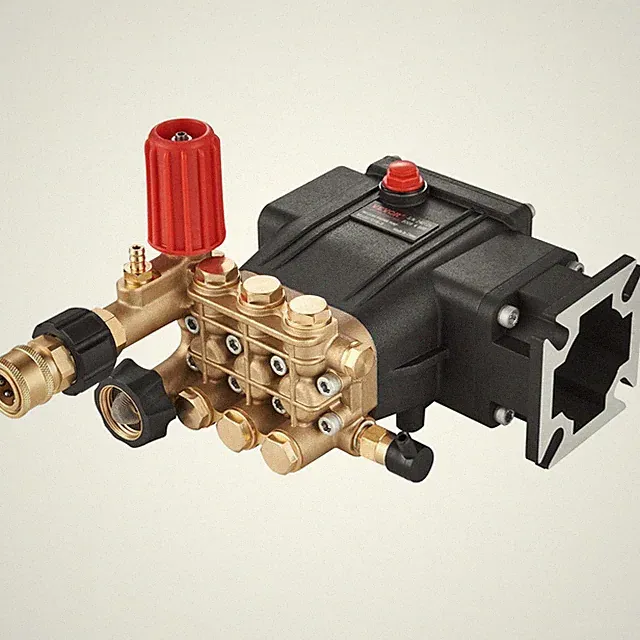 VEVOR Horizontal Triplex Pressure Washer Pump, 3/4" Shaft, 3300 PSI, Black