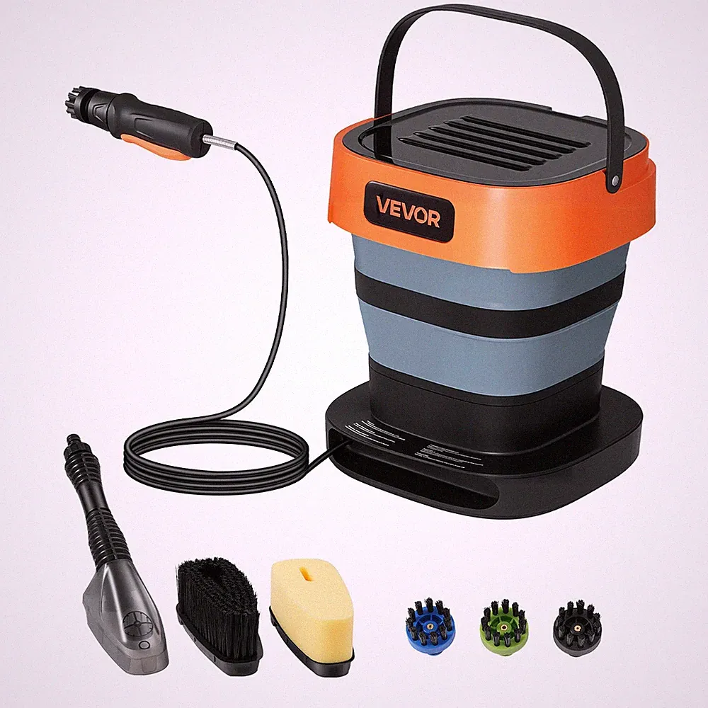 VEVOR Portable Cordless Pressure Washer with Magnetic Brush Foldable for Camping